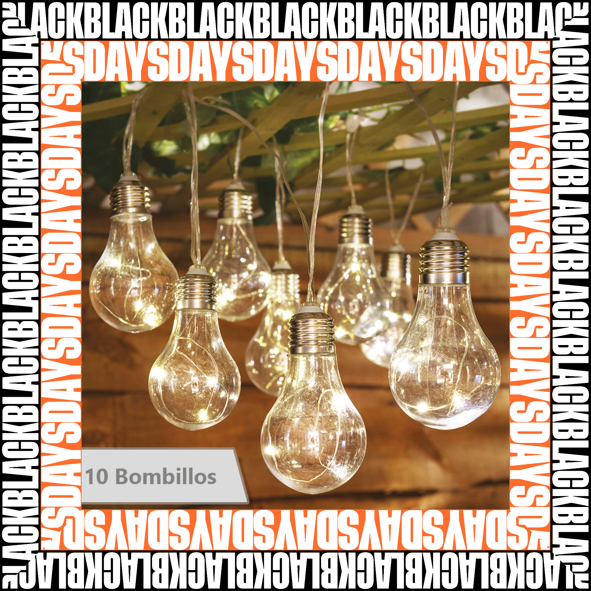 Extension Micro Led x10L 1641 Black Days